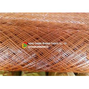 Cheap Railway / Bridges Aluminum Expanded Metal Mesh Custom Color Diamond Shape Hole for sale