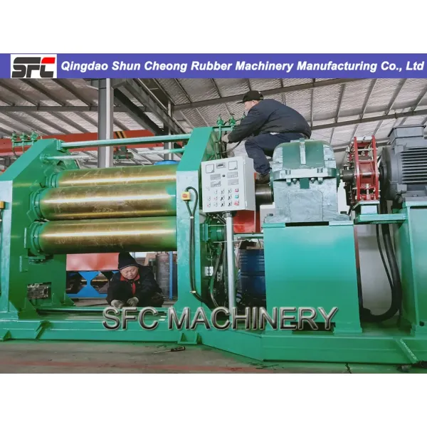 Automatic rubber calendering Machine