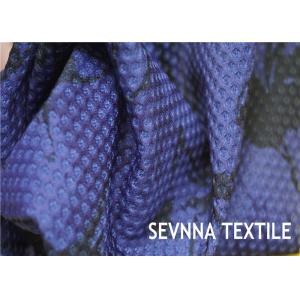 Semi Dull Textured Recycled Nylon Fabric Activewear Textiles With Jacquard
