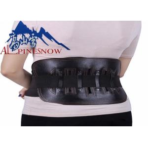 Breathable Posture Corrector Lumbar Support Steel Leather Back Support Back