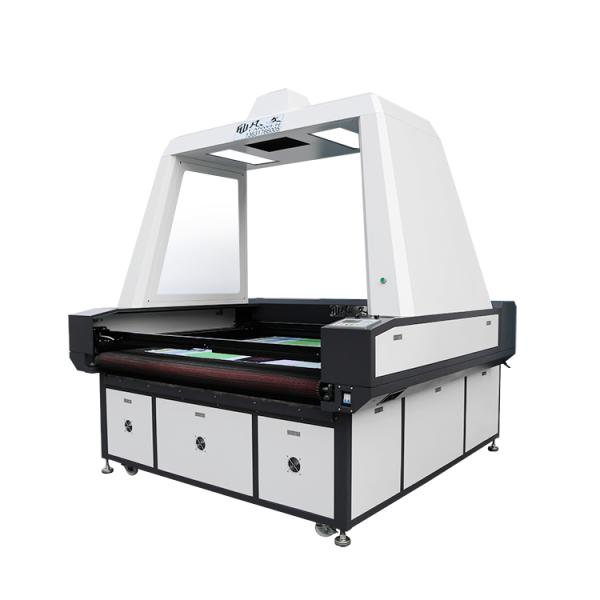 2m work area vision camera laser cutting machine for non-metallic material, sportswear
