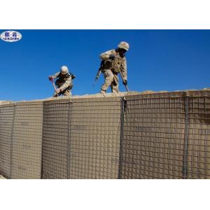 China Heavy Military HESCO Barriers Container Zinc - Coating Welded Gabion on sale