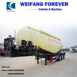 3 Axles 65cbm Bulk Cement Tank Semitrailer for Sale