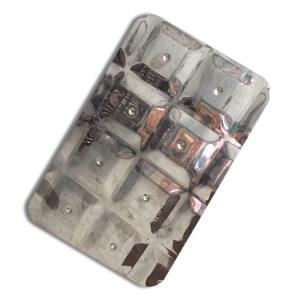 PVD Coated Stamped Stainless Steel Sheet Small Plates 3D Pattern 304 316 1.2mm