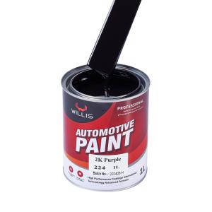 High Performance Purple 2K Solid Paint with Acrylic Resin and Spray Application