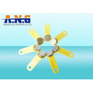 DS1990A Ibutton Key Fob With 8 Kbits RAM Capacity , Stainless Steel Material