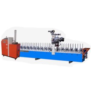 Cheap PUR Glue Wood Profile Wrapping Machine 6000*2000*6000mm for sale