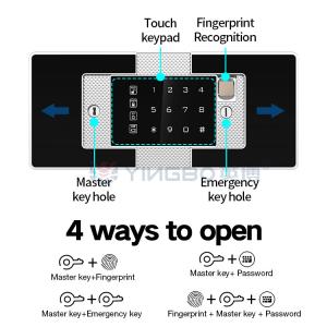 H350mm Durable Home Safe Box Dual Alarm