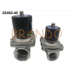 2S Series Stainless Steel Electronic Water Solenoid Valve 1-1/2'' Thread Pipe