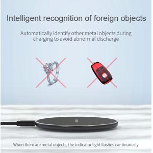 Aluminium Alloy Mobile Phone Power Charger 10W Fast Wireless Charge Support