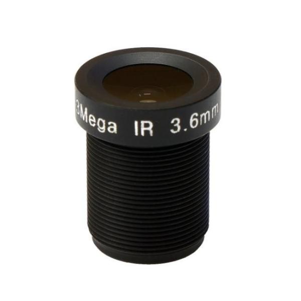 Quality 1/2.7" 3.6mm F2.0 1.3MP/3MP/5MP M12x0.5 mount 115degree IR board lens for security camera wholesale