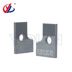 China Carbide Radius Inserts for CEHISA Edgebanding Machine 20X15.8X2 Edgebander Scraping Knives on sale