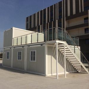 Anti Seismic Collapsible Container Homes 20ft Site Office With Sandwich Panel