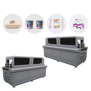 Single Pass UV Printing UV Printer Flatbed Bottle Printer With Onyx Thrive Rip