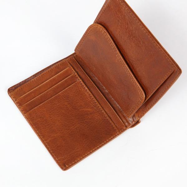 Multi-Card Slot Men's Wallet with RFID Protection and Genuine Cowhide Leather Material
