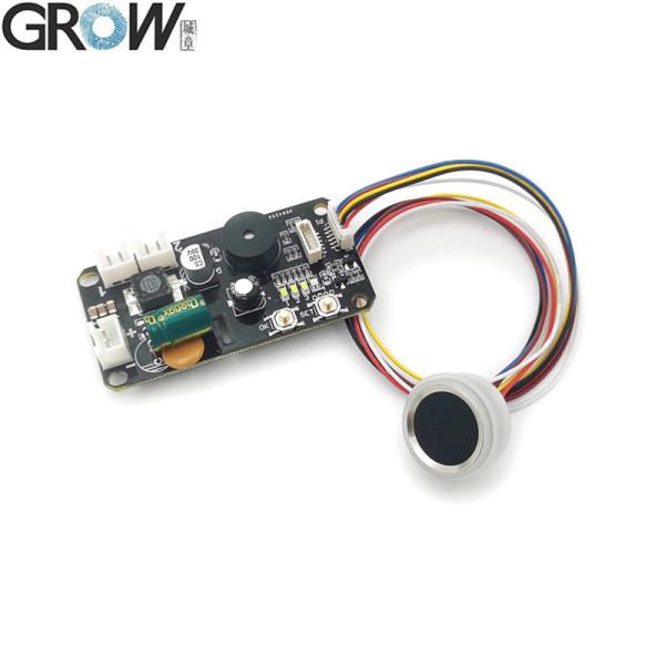 Quality GROW KS220-L+R502-F DC30-75V Fingerprint Control Board 2 Relays Admin/User Funtion Self-Locking/Jog/Ignition Mode wholesale
