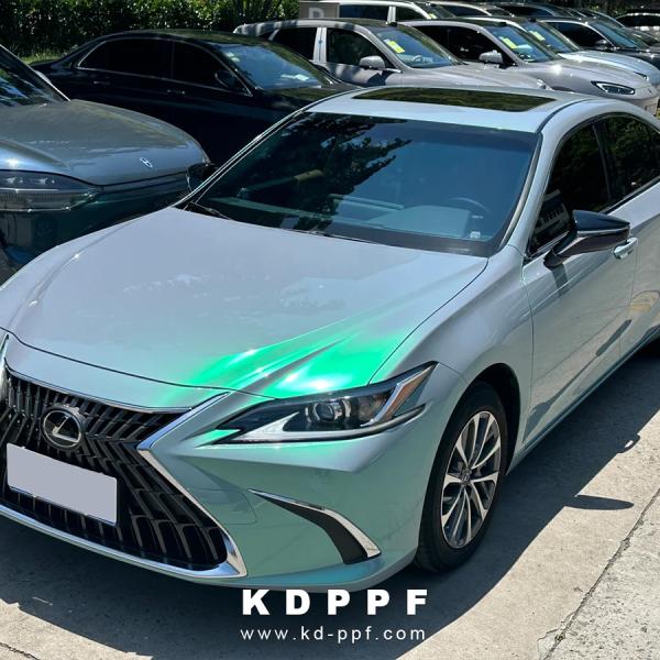 Magic Gray Green Self Healing Color Paint Protection Film Scratch UV-Resistant TPU PPF with 8mil Thickness
