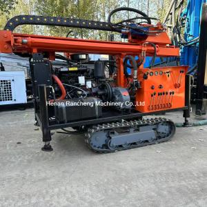 200m Small Crawler Mounted Water Well Drill Rig 1000-2000N.M Torque