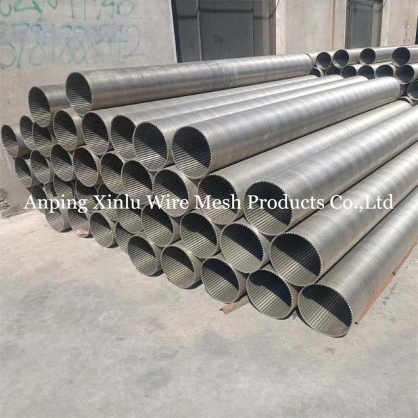 Activited Carbon Filter Wedge wire wrapped johnson screen pipe Customized length