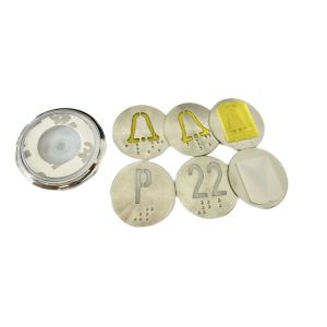Customized Modern Design Durable Elevator Button Faceplate and Push Button for