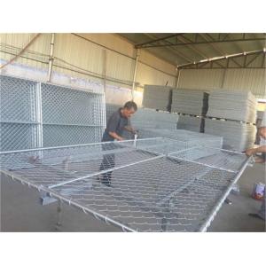 chain link temporary construction fence panels 6FT X 10F Mesh 2 3/8 " x 2 3/8" (