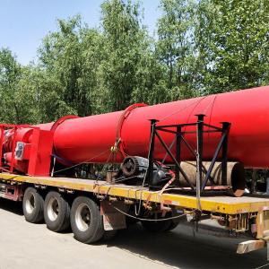 4.47 t h Dried Material Moisture 15% Rotary Wood Chip Dryers