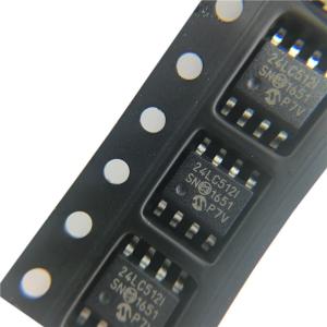 EEPROM 512K Memory IC Chip Flash Microchip Electrical Storage Chips 24LC512T-I