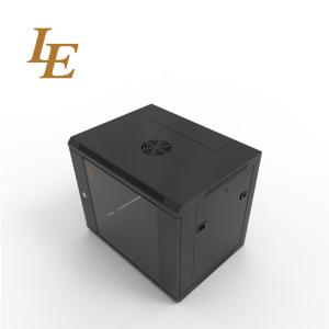 4U -18U Wall Server Cabinet With Small Round Lock Glass Door Disassembled CE /