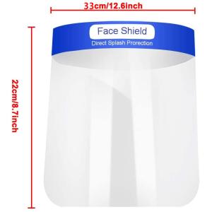 Nylon Elastic Band Medical Face Shield Skin Friendly Sponge Strong Transparency