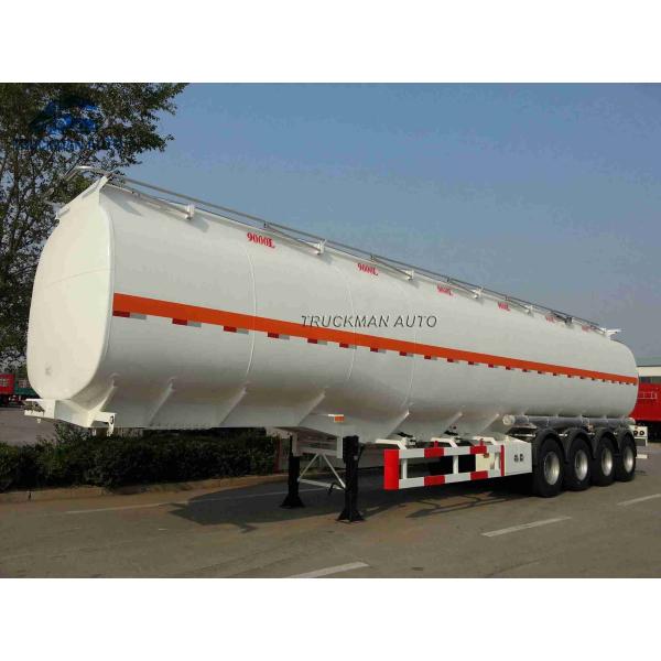 Quality 54m3 4 Axles 54000 Liter Oil Tanker Trailer With 6 Comdepartment wholesale