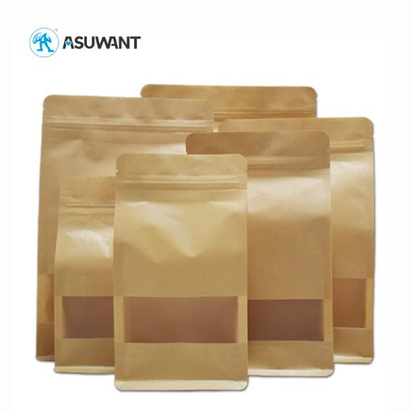 Quality Gravure Printing VMPET 150 Mic Kraft Paper Zipper Bags wholesale