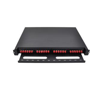 19 Inch 24 Port ODF Fiber Optic Patch Panel Termination Box Easy For Operation