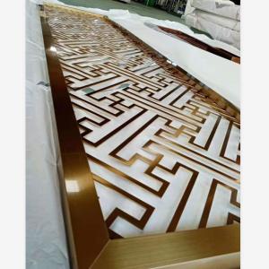 Customized Screen Double Sided Partition Screen Room Divider Aluminum Stainless