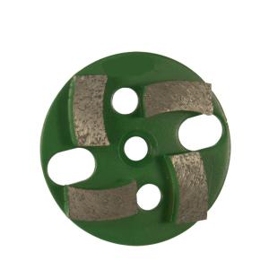 Diamond Metal Polishing Pads , Grinding Abrasive Disc With 4 Bar Segments