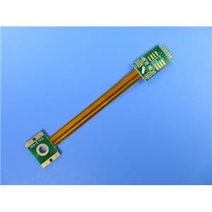Cheap Rigid-flex PCBs Built on FR-4 and Polyimide with Green Solder Mask and Immersion Gold for Telemetry System for sale