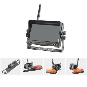 Buy cheap HD Wireless Truck Rearview Camera Reversing Monitor 4 Channels from wholesalers