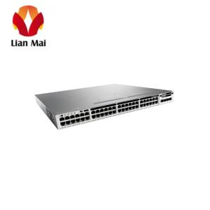 C3850 Cisco 48 Port Poe Switch 10G Fiber IP Base SFP Network Switch WS-C3850