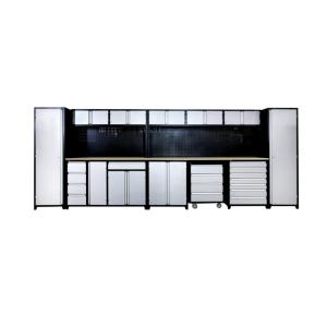 Garage and Workshop Metal Tool Cabinet with Drawers Powder Coat Steel Finish