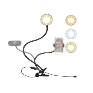 FCC Live Stream 360 Degree 24" Gooseneck Selfie Ring Light