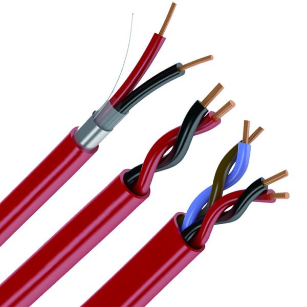 2C 1.5 sqmm Fire Alarm Cable Shielded Heat Resistant Fire Retardant PH30 PH60