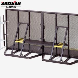 Event Pedestrian Temporary Crowd Control Barriers Steel Portable Folding Safety