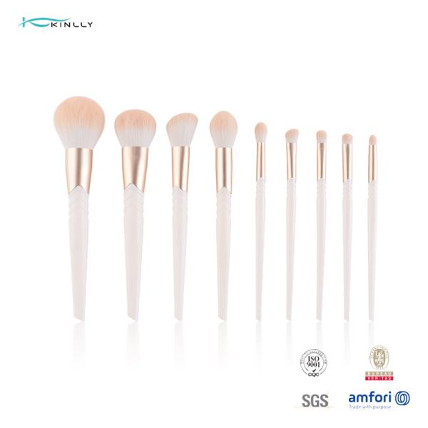 Quality Makeup Brushes Gift Set, 9 Pcs Premium Synthetic Foundation Brushes Blending Face Powder Blush Contour Concealers wholesale
