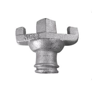 Cast Iron Steel Scaffolding Accessories Wing Nut Anchor Nut For Tie Rod / Anchor