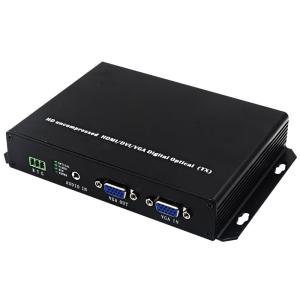 uncompressed VGA KVM Fiber Extender with USB keyboard and mouse