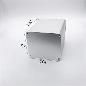 104*90*120mm Sandblasting Aluminum Square Tubing Extruded Enclosures For