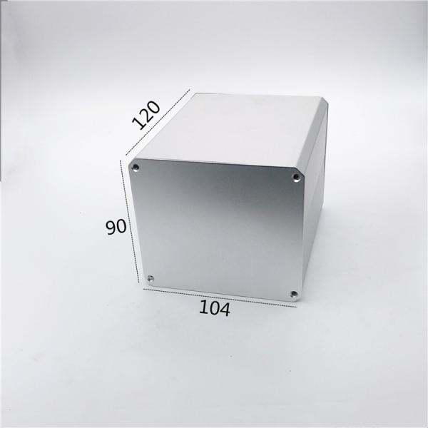 Quality 104*90*120mm Sandblasting Aluminum Square Tubing Extruded Enclosures For Electronics wholesale