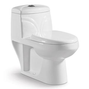Cheap Bathroom Sanitary Ware Ceramic Washdown One piece Toilet with 10cm/4inch diameter outlet K for sale