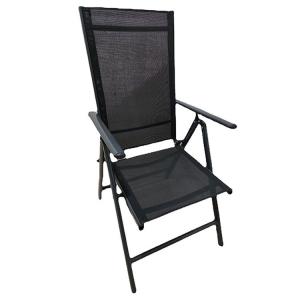 Cheap Outdoor Courtyard High Backrest Folding Reclining Chair with 7 Adjustable Positions for sale