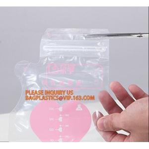 Cheap Customized disposable plastic baby breast milk refrigerator refrigerated storage packing bag,breast milk storage bag mil for sale