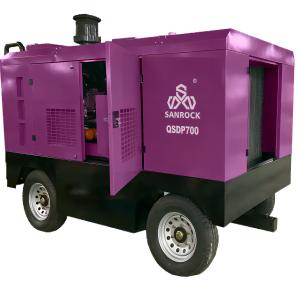 High Pressure Mining Screw Air Compressor Machine